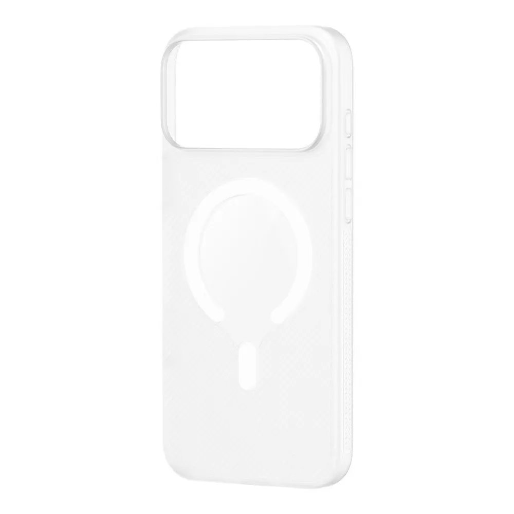 Чехол-накладка UNUK WaveLock ACS00467 рифленый, magsafe для iPhone 17 Pro Max (6.9) 2025 белый