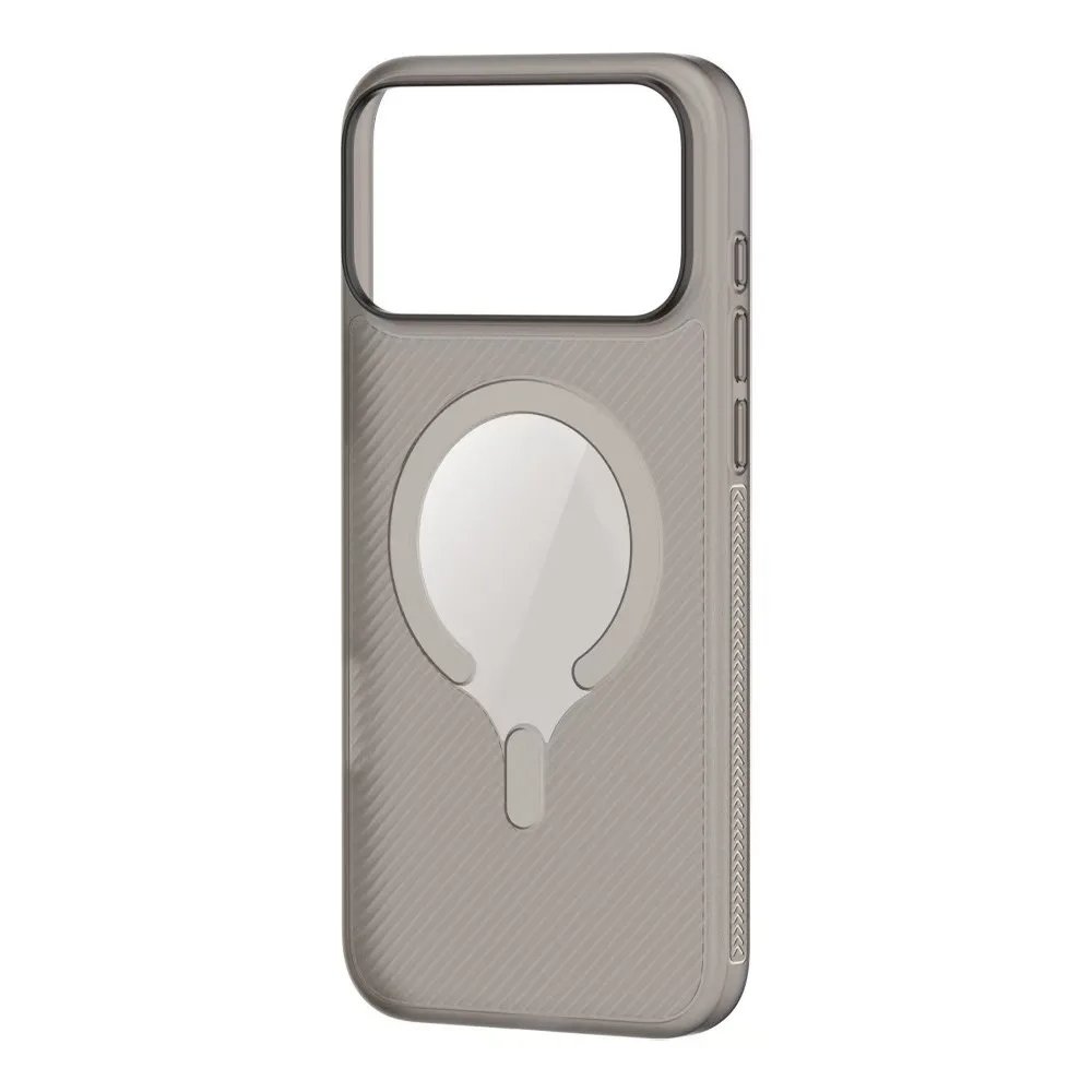 Чехол-накладка UNUK WaveLock ACS00469 рифленый, magsafe для iPhone 17 Pro черный