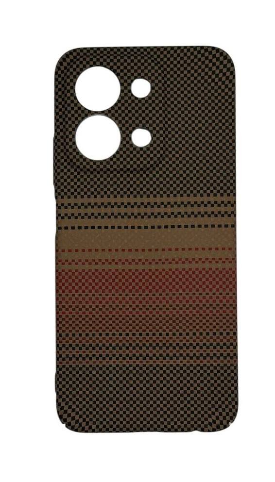 Чехол пластиковый под Carbon Xiaomi Redmi 15C Медный