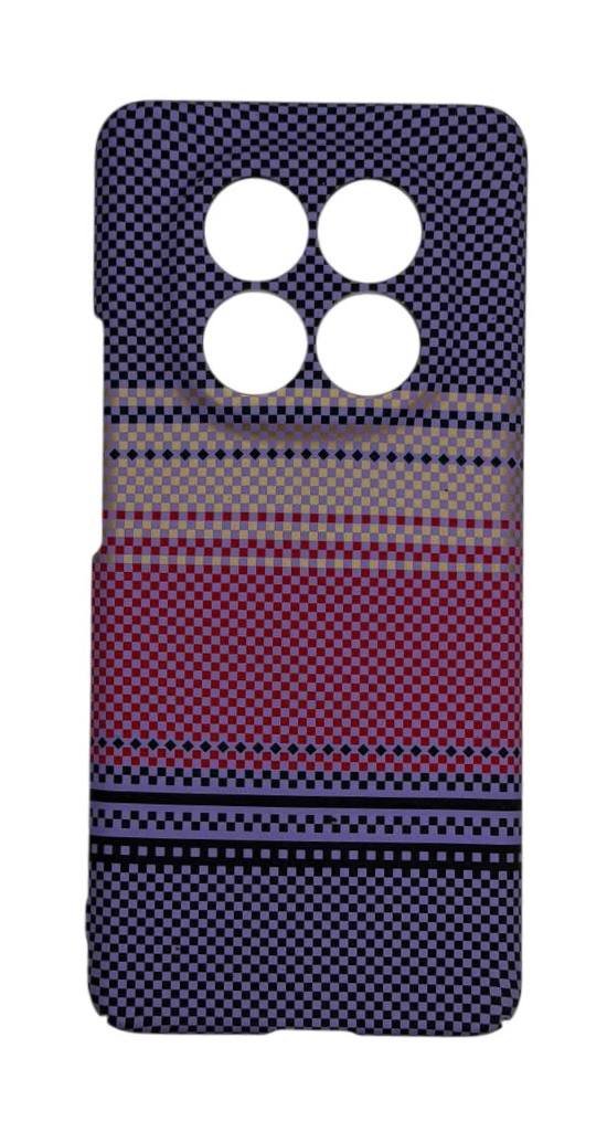 Чехол пластиковый под Carbon Xiaomi Redmi Note 15 Сиреневый