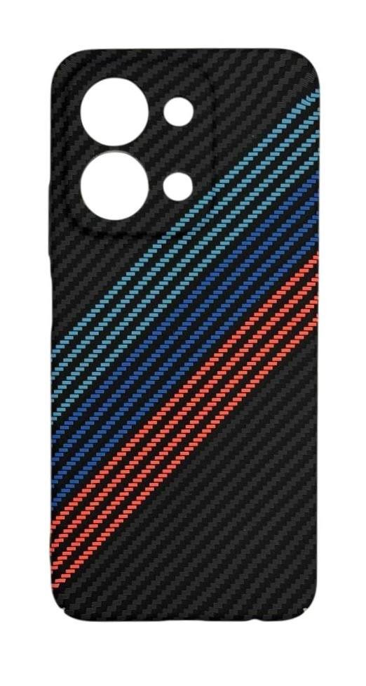 Чехол пластиковый под Carbon Xiaomi Redmi 15C BMW