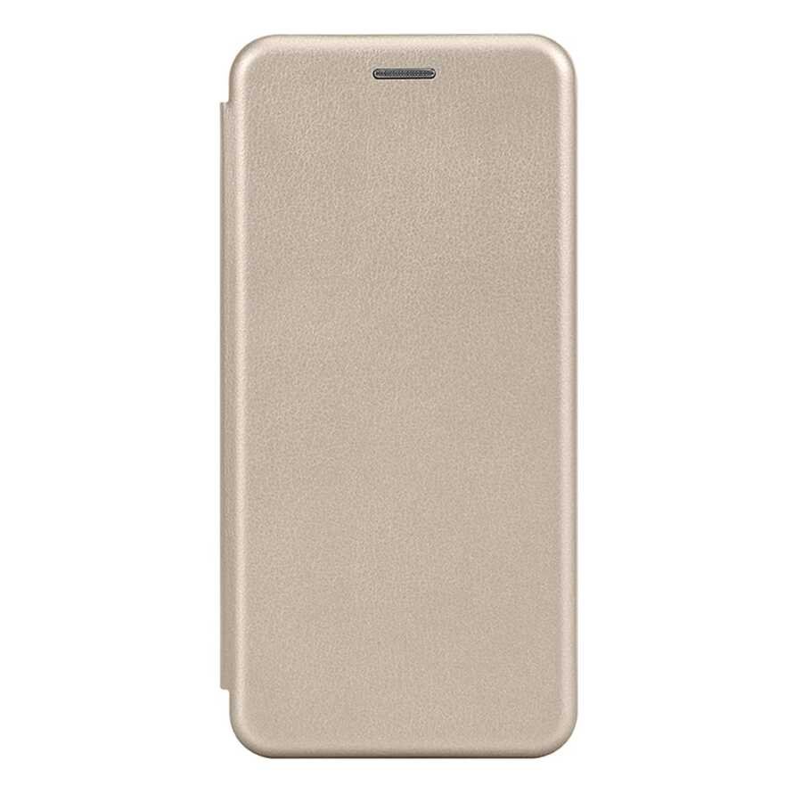 Чехол книга на силиконовой основе и магните для Xiaomi Redmi 15 4G 169mm Book с округленными краями золотой (Brauffen-Earldom 00-00060797)
