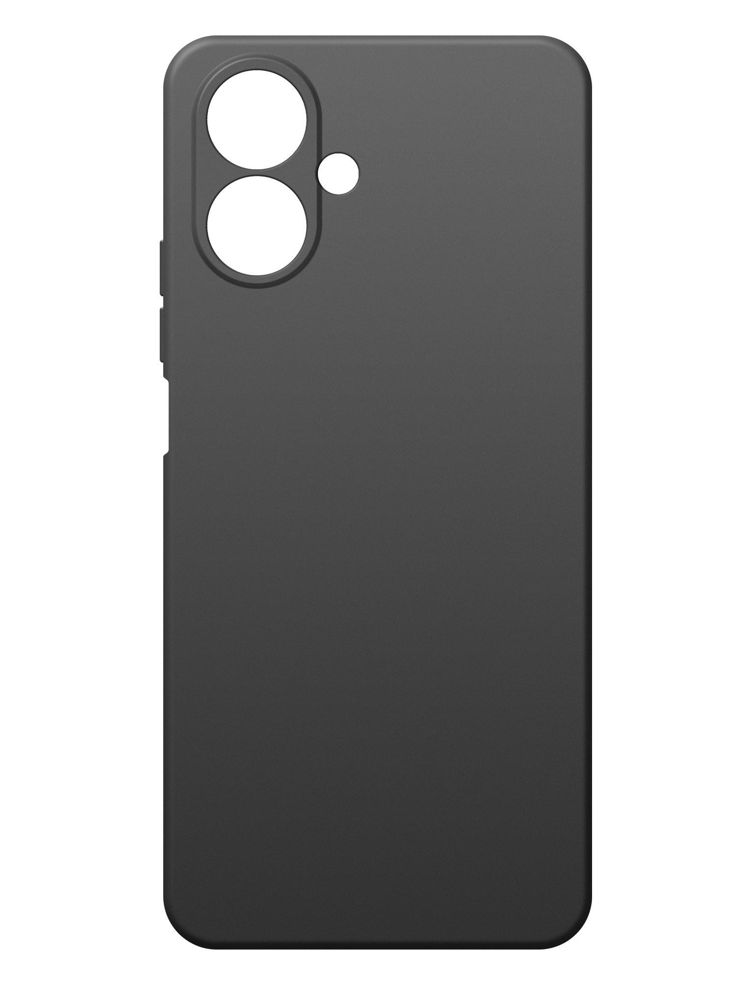 Чехол Silicone Case матовый для Tecno Spark Go 2 черный