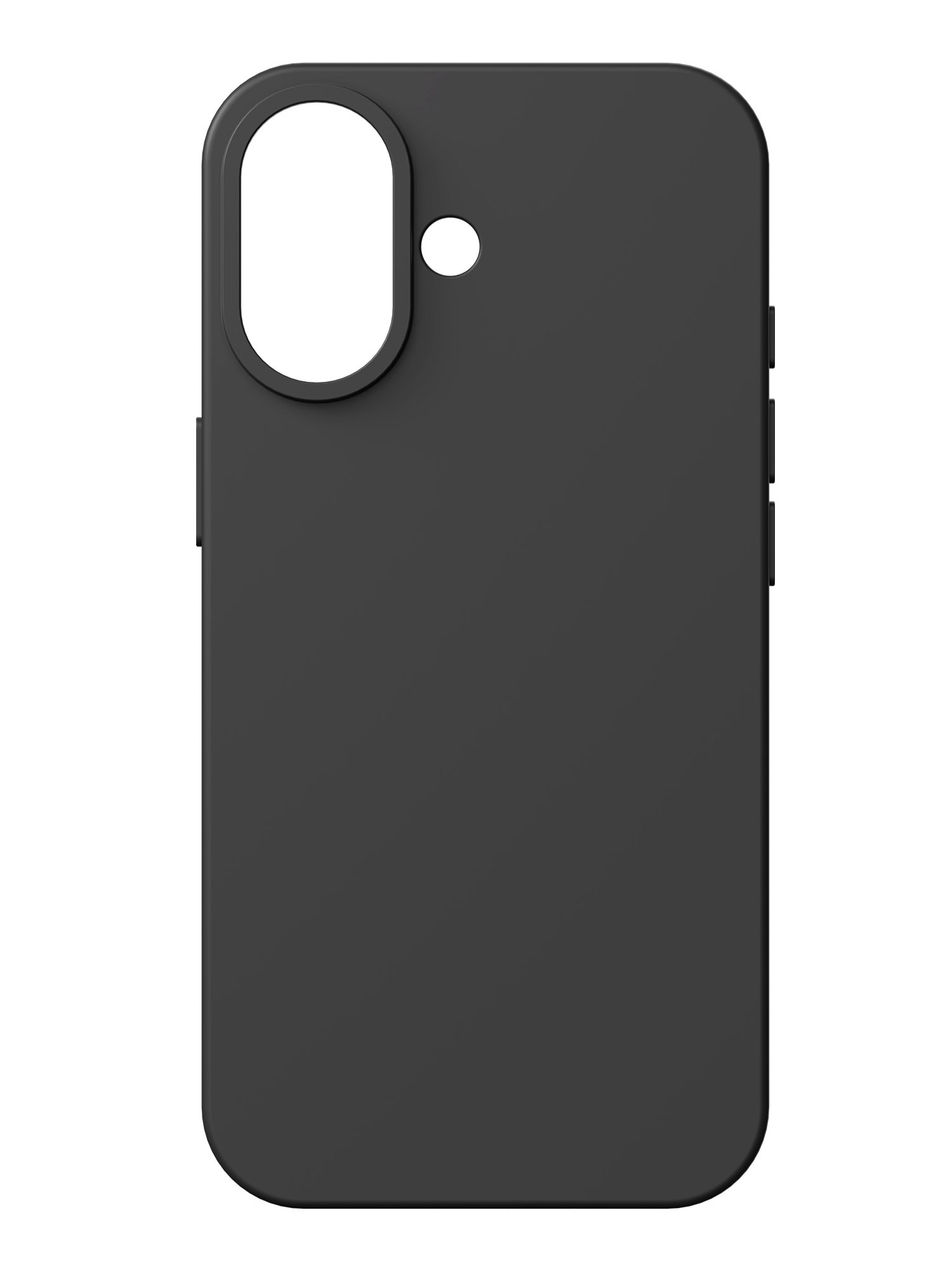 Чехол Silicone Case матовый для Apple iPhone 17 черный