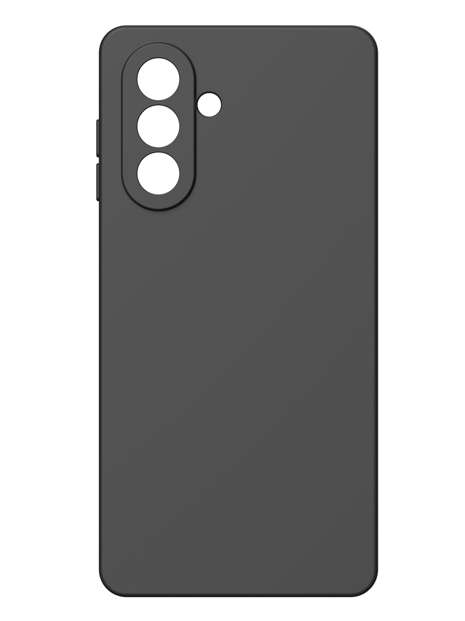 Чехол Silicone Case матовый для Samsung Galaxy A17/ A18 черный