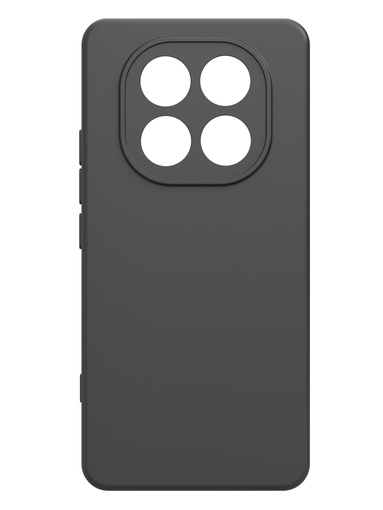 Чехол Silicone Case матовый для Xiaomi Redmi Note 15 4G черный
