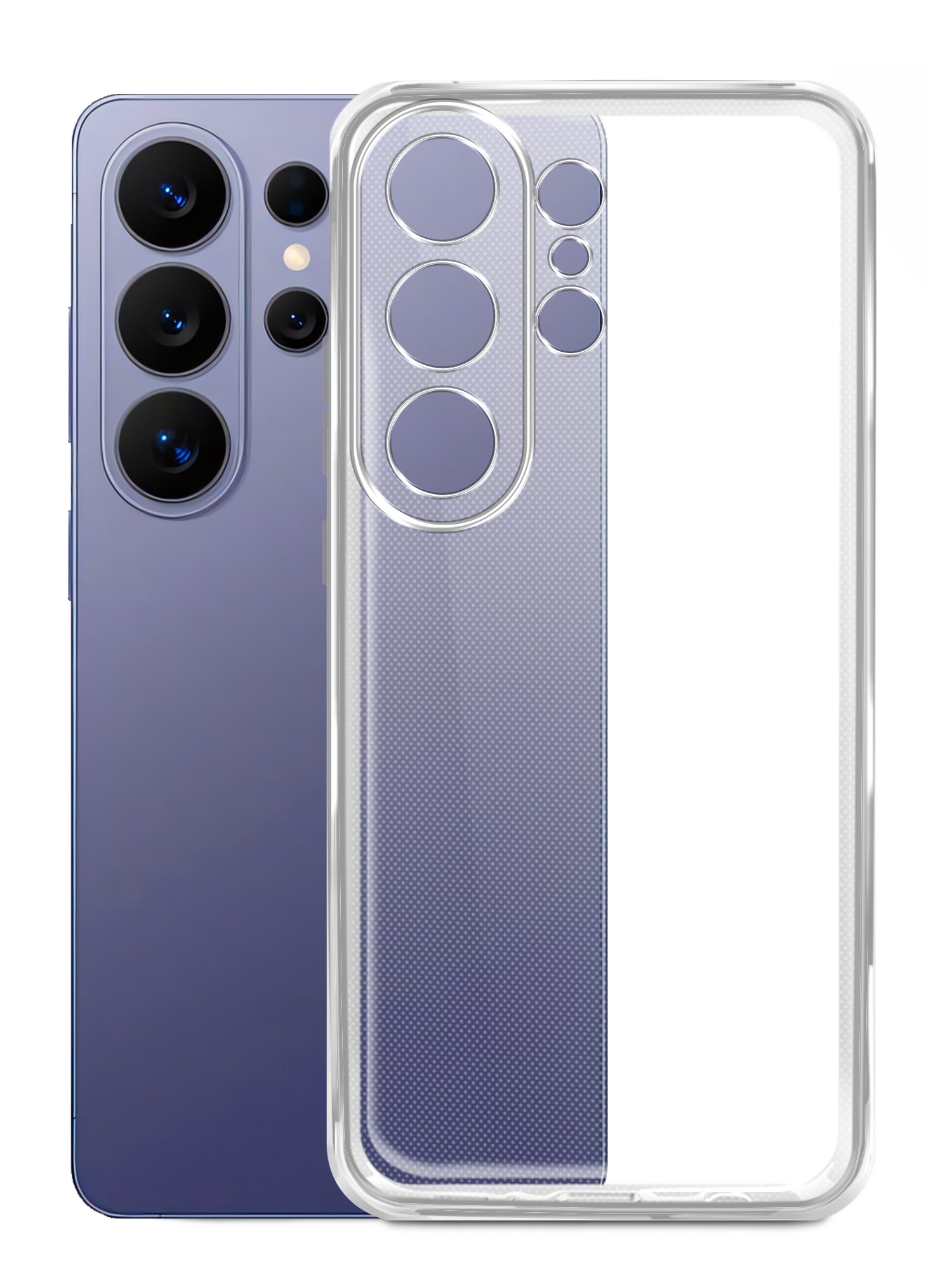 Чехол силиконовый для Samsung Galaxy S26 Ultra прозрачный