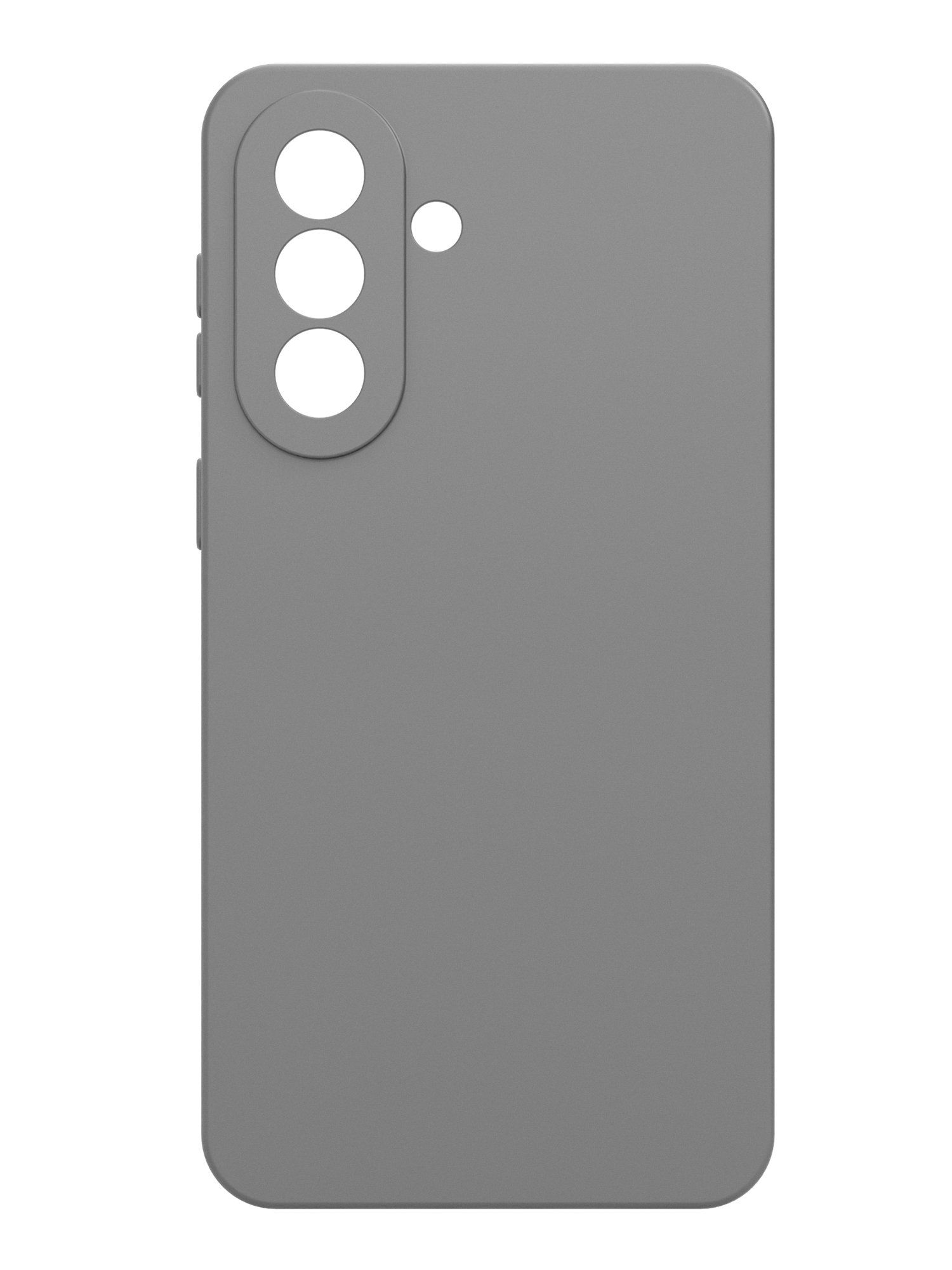 Чехол Silicone Case матовый для Samsung Galaxy A37 серый