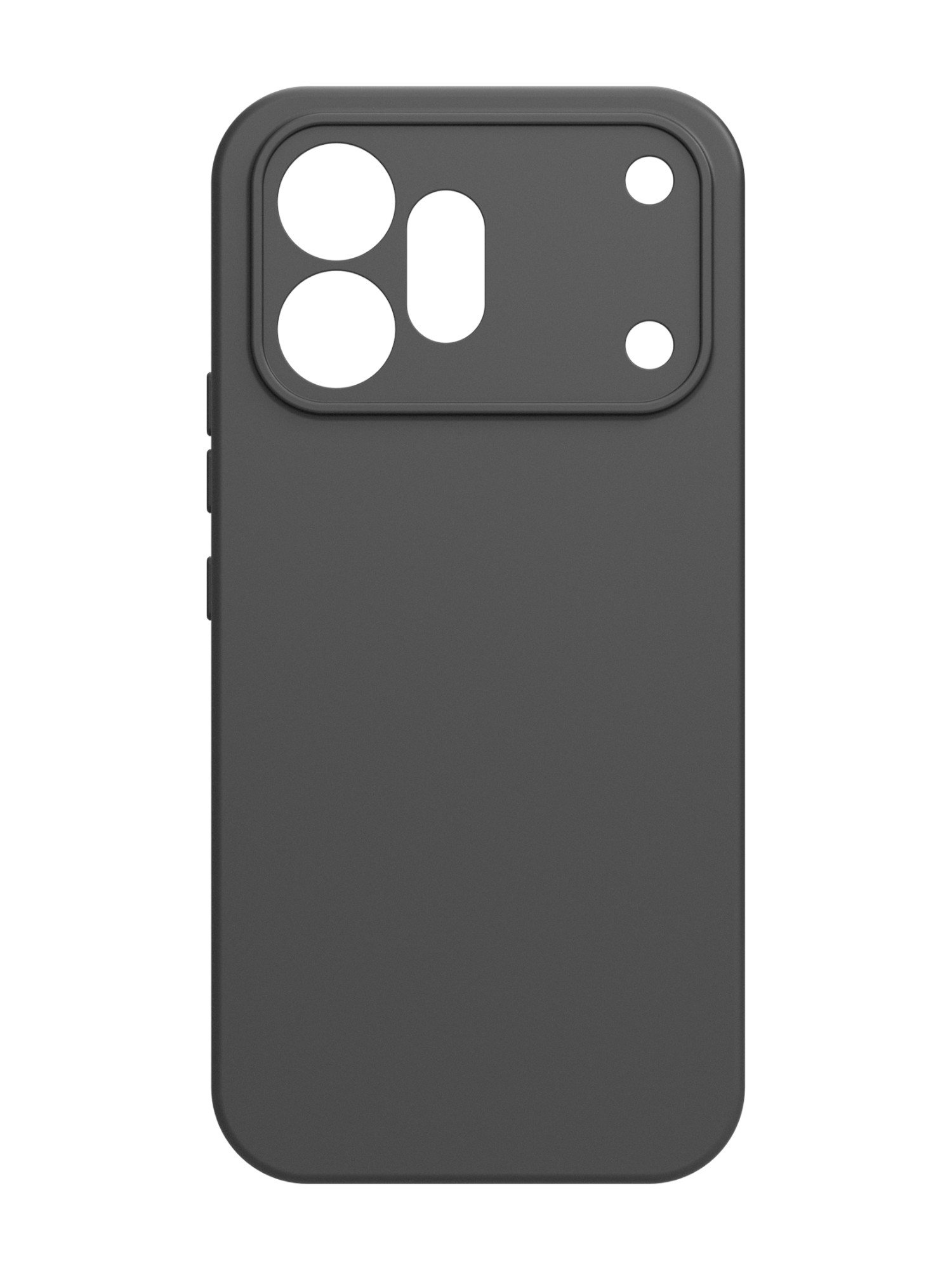 Чехол Silicone Case матовый для Honor 600 Pro черный