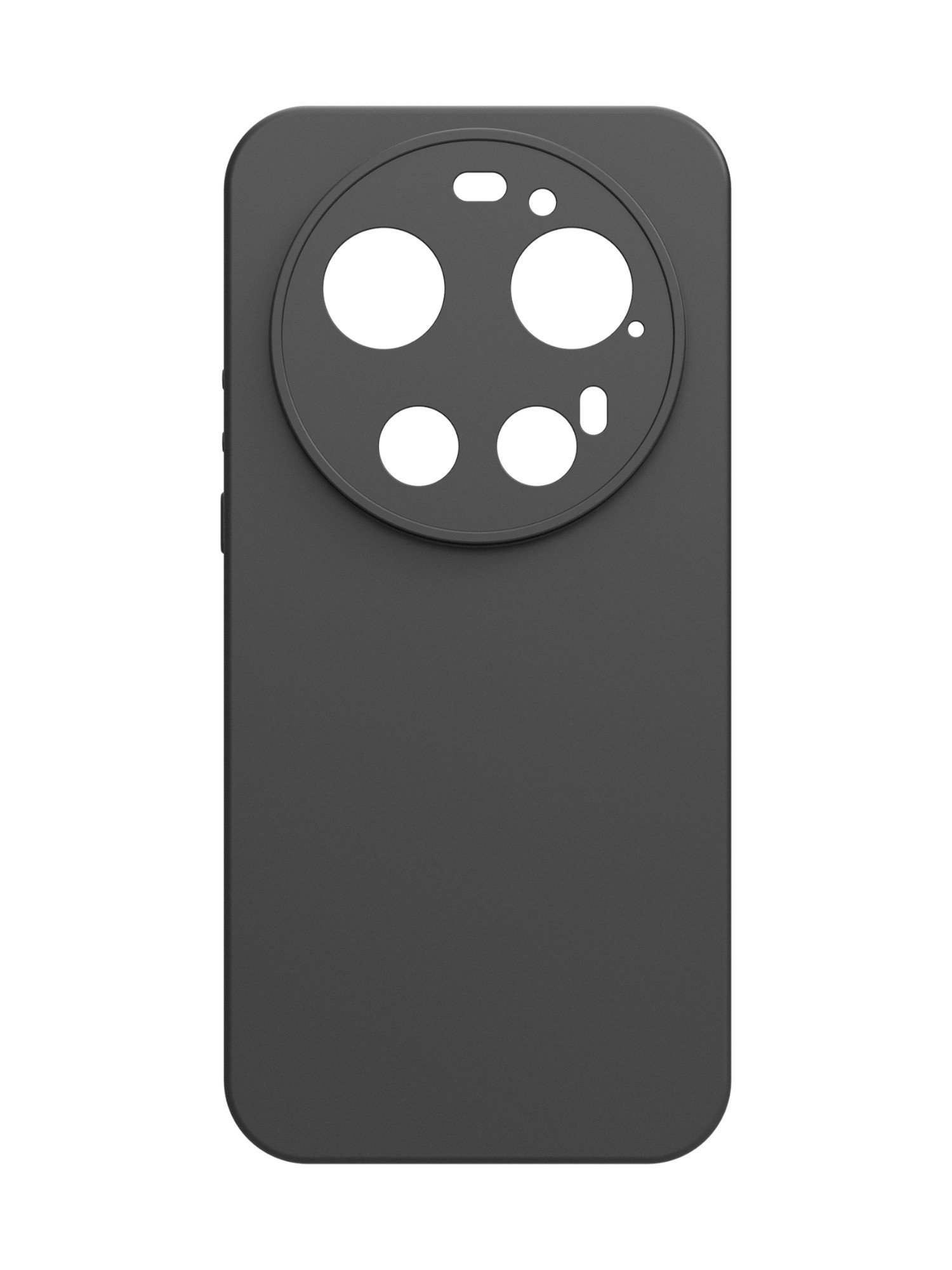 Чехол Silicone Case матовый для Xiaomi 17 Ultra черный
