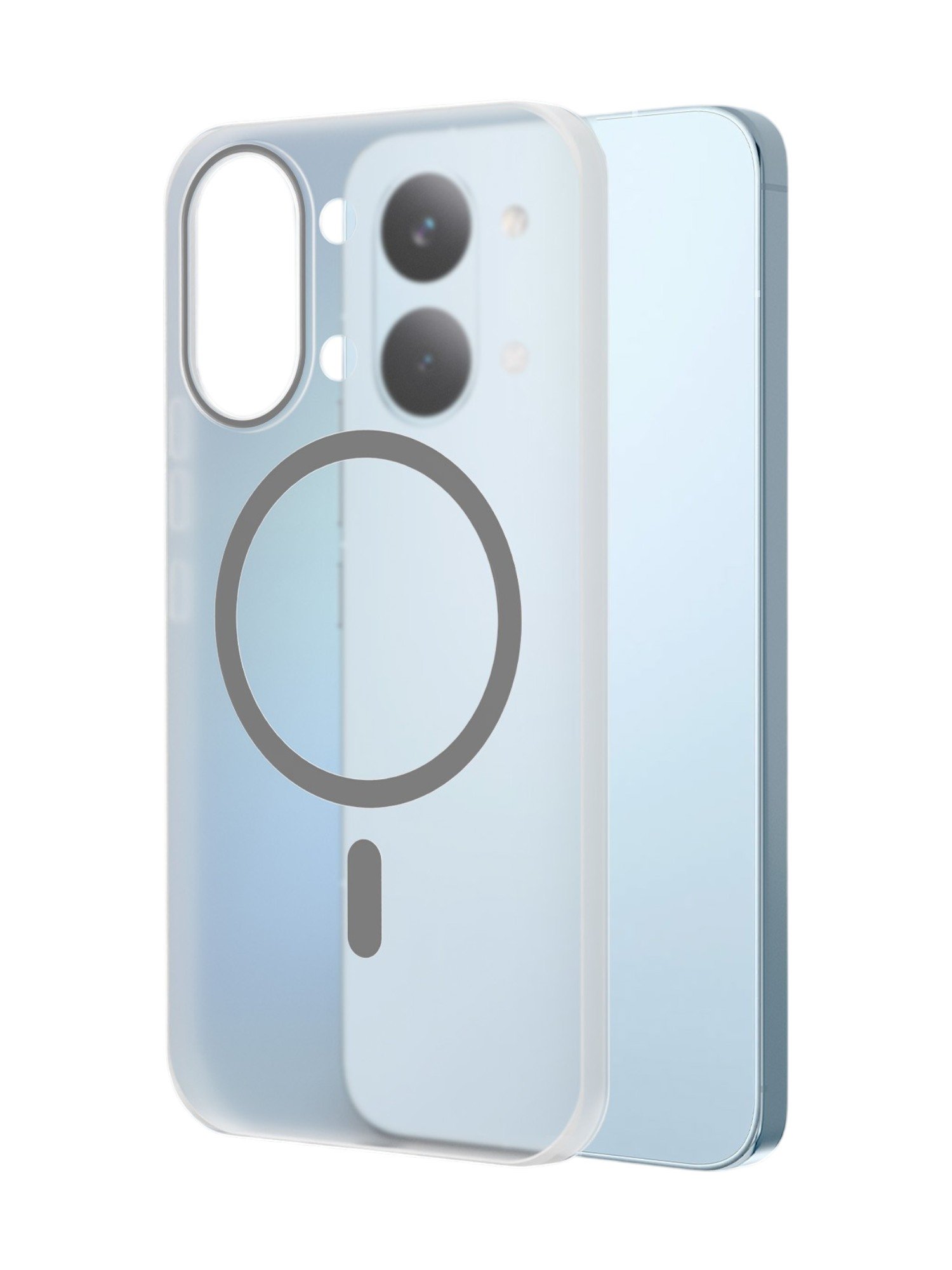 Чехол Ice Magnet Case для Xiaomi POCO X8 Pro Max прозрачный матовый