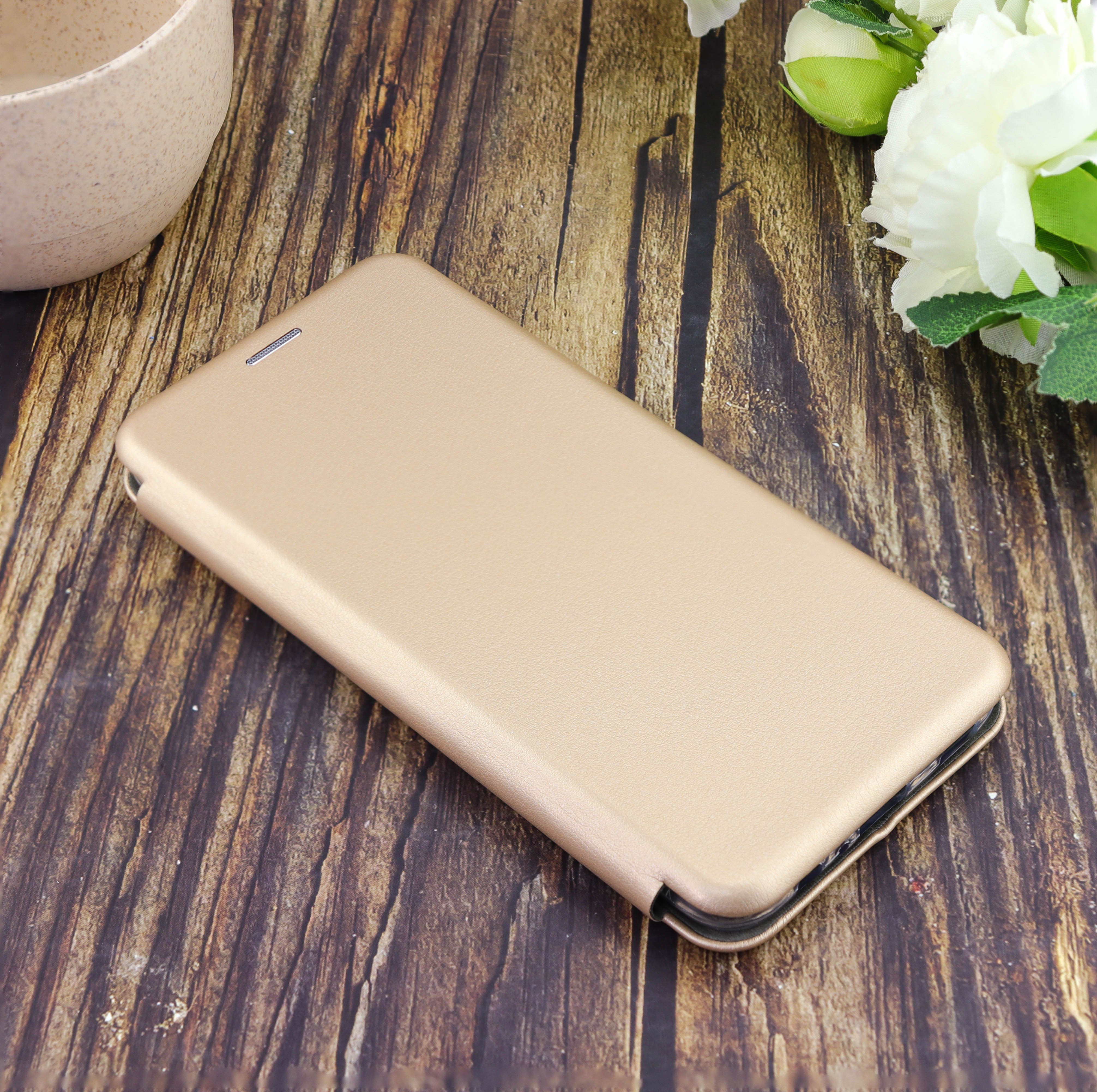 Чехол-книга STYLISH для Samsung A02S (2020) золото