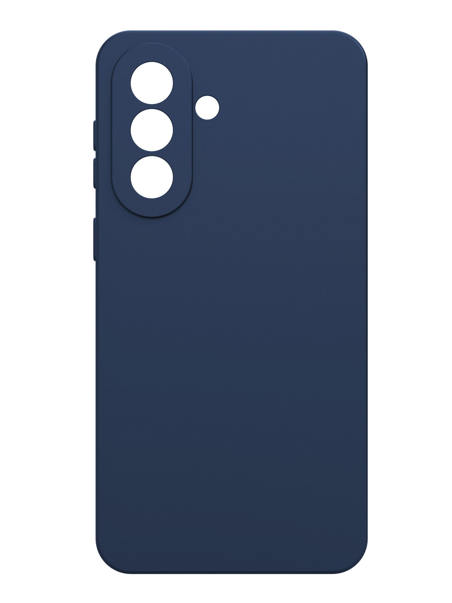 Чехол Silicone Case матовый для Samsung Galaxy A37 синий