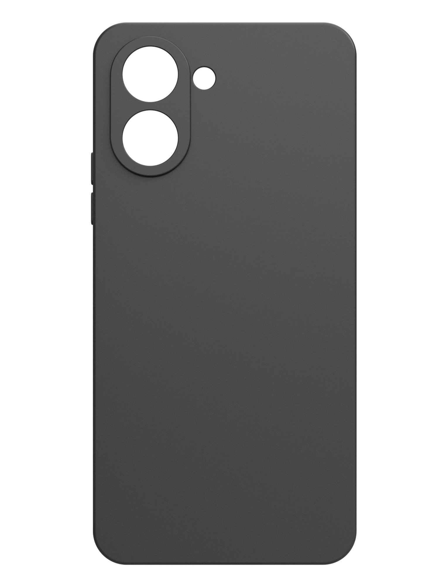Чехол Silicone Case матовый для Tecno Spark Go 3 черный