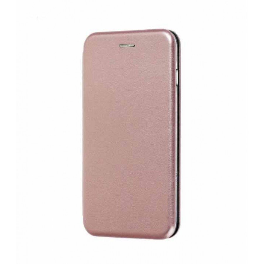 Чехол книга на силиконовой основе и магните для iPhone 12 Pro Max (6.7) Book с округленными краями розовый (Brauffen-Earldom 00-00036382)