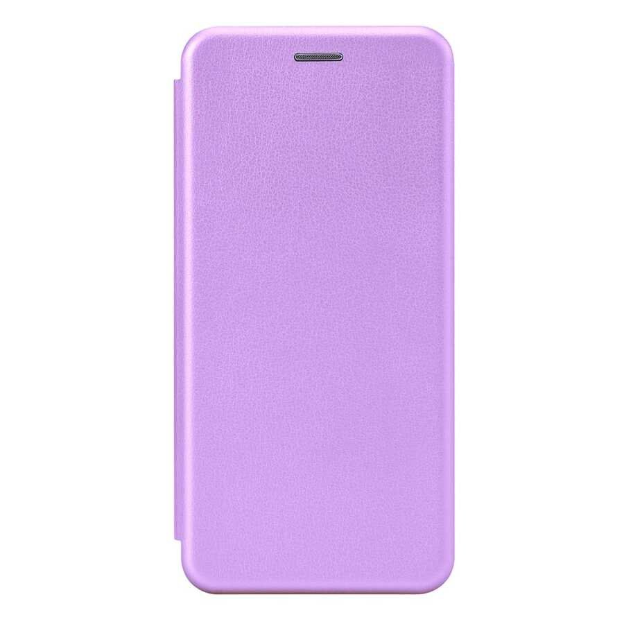 Чехол книга ультратонкий (силиконовая основа/защита камеры) для Xiaomi Poco M4 5G светло-фиолетовый (Brauffen-Earldom 00-00051450)