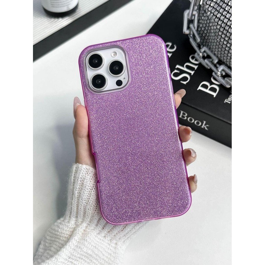 Накладка силиконовая блестящая для Huawei Honor 30S сиреневый (Brauffen-Earldom 00-00035470)