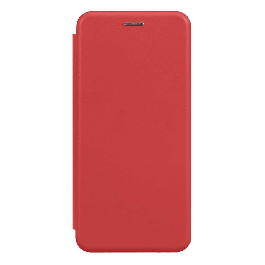 Чехол книга на силиконовой основе и магните для Samsung Galaxy A37 5G Book с округленными краями красный (Brauffen-Earldom 00-00061389)