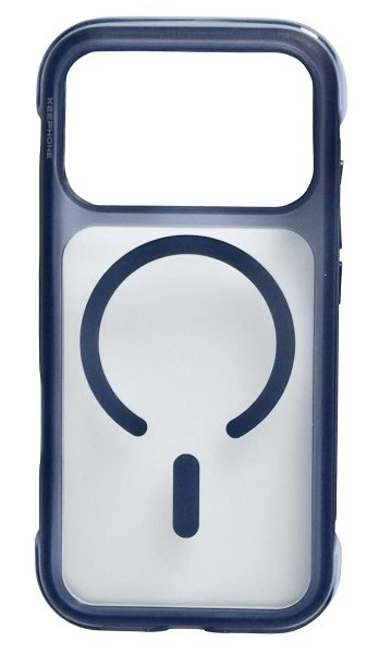 Накладка Keephone KPJSAB17PBL Monica Airbag для i-Phone 17 Pro сине-прозрачный