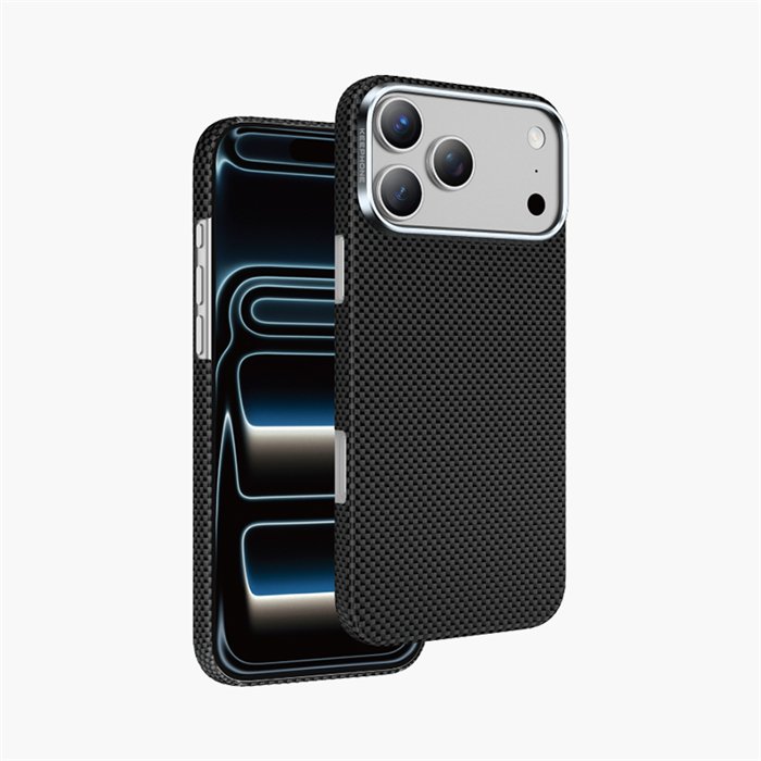 Накладка Keephone KPKVNA17PMBK Kevlar Norra MagSnap для i-Phone 17 Pro Max черный