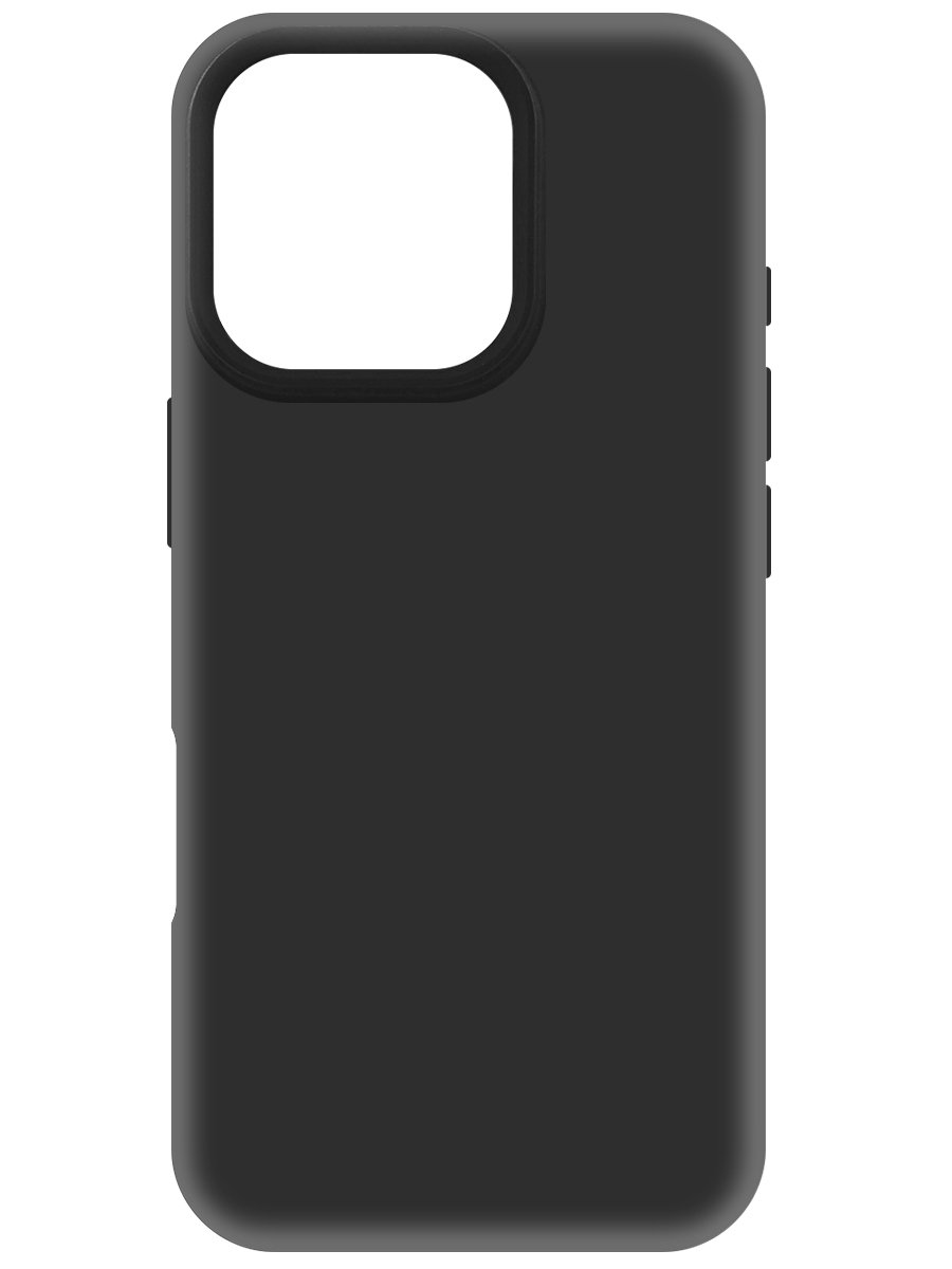 Чехол-накладка Krutoff Soft Case для iPhone 16 Pro черный