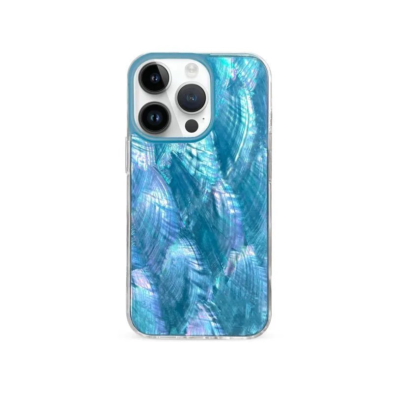 Чехол KZDOO Seashell для iPhone 15 Pro (Tiffany Blue)