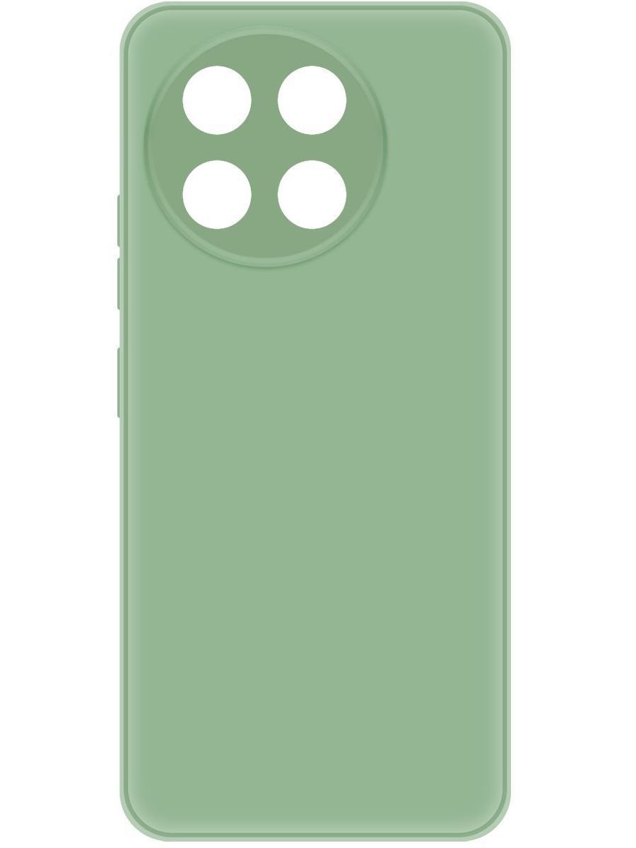 Чехол-накладка Krutoff Silicone Case для TECNO Spark 30 Pro зелёный