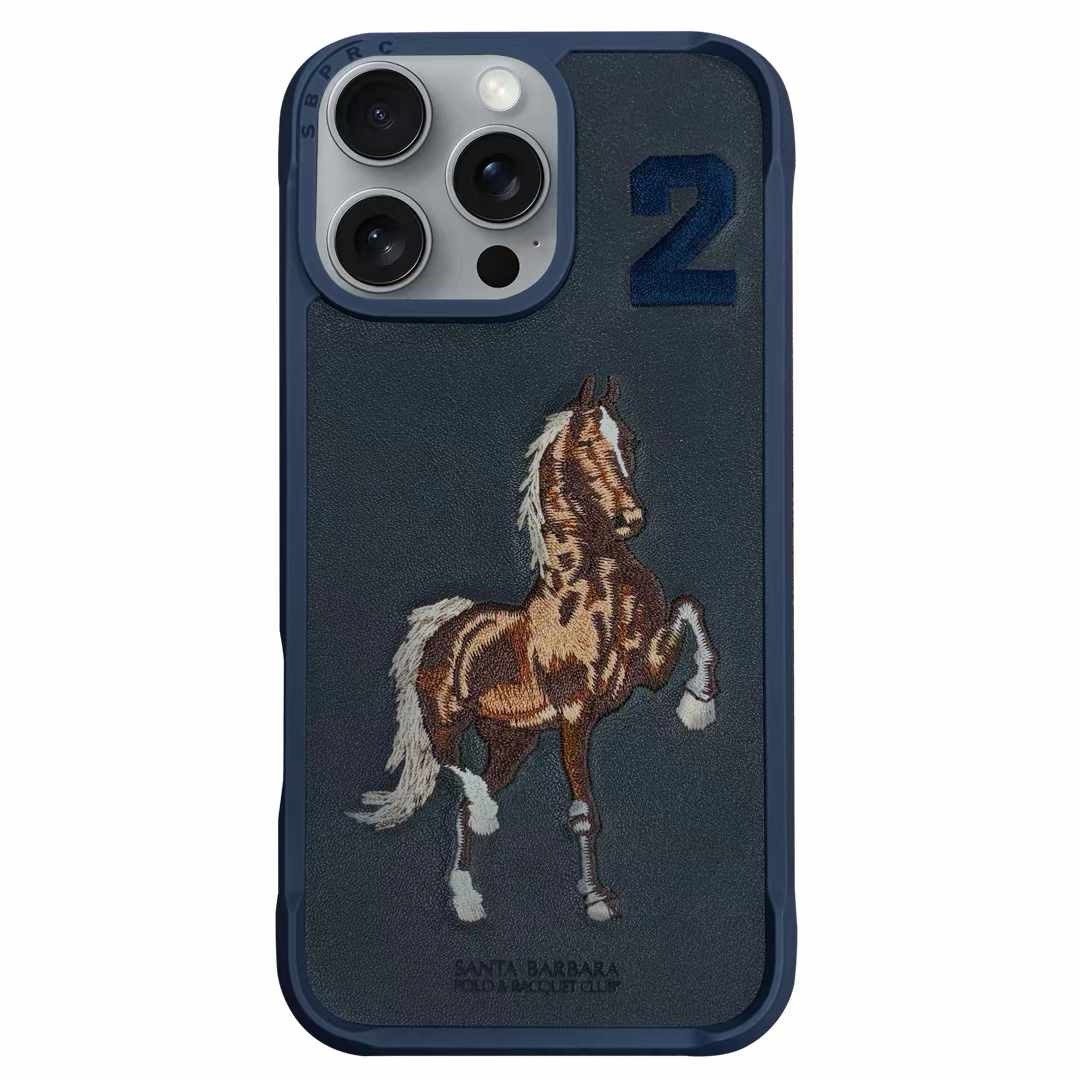 Чехол Santa Barbara Polo Boris для iPhone 16 Pro Max (Blue)