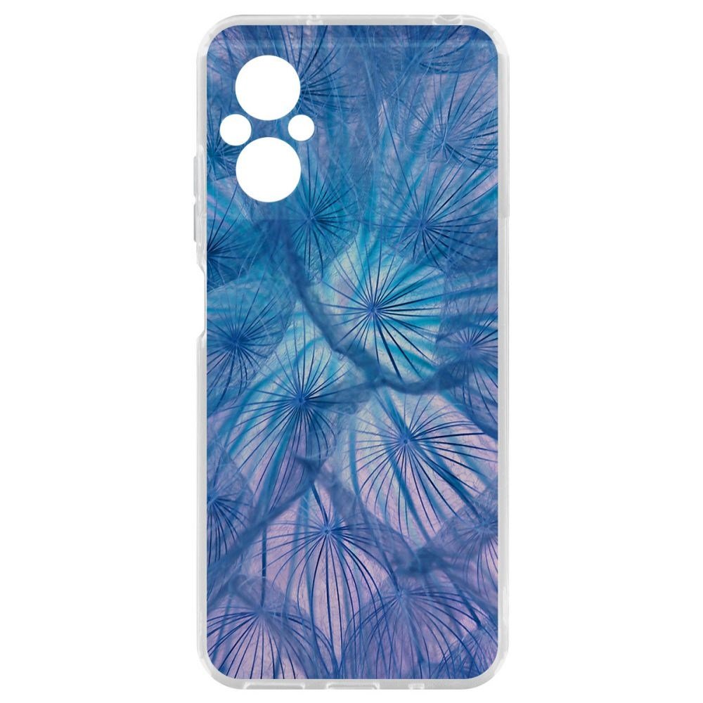 Чехол-накладка Krutoff Clear Case Синий одуванчик для Xiaomi Poco M5