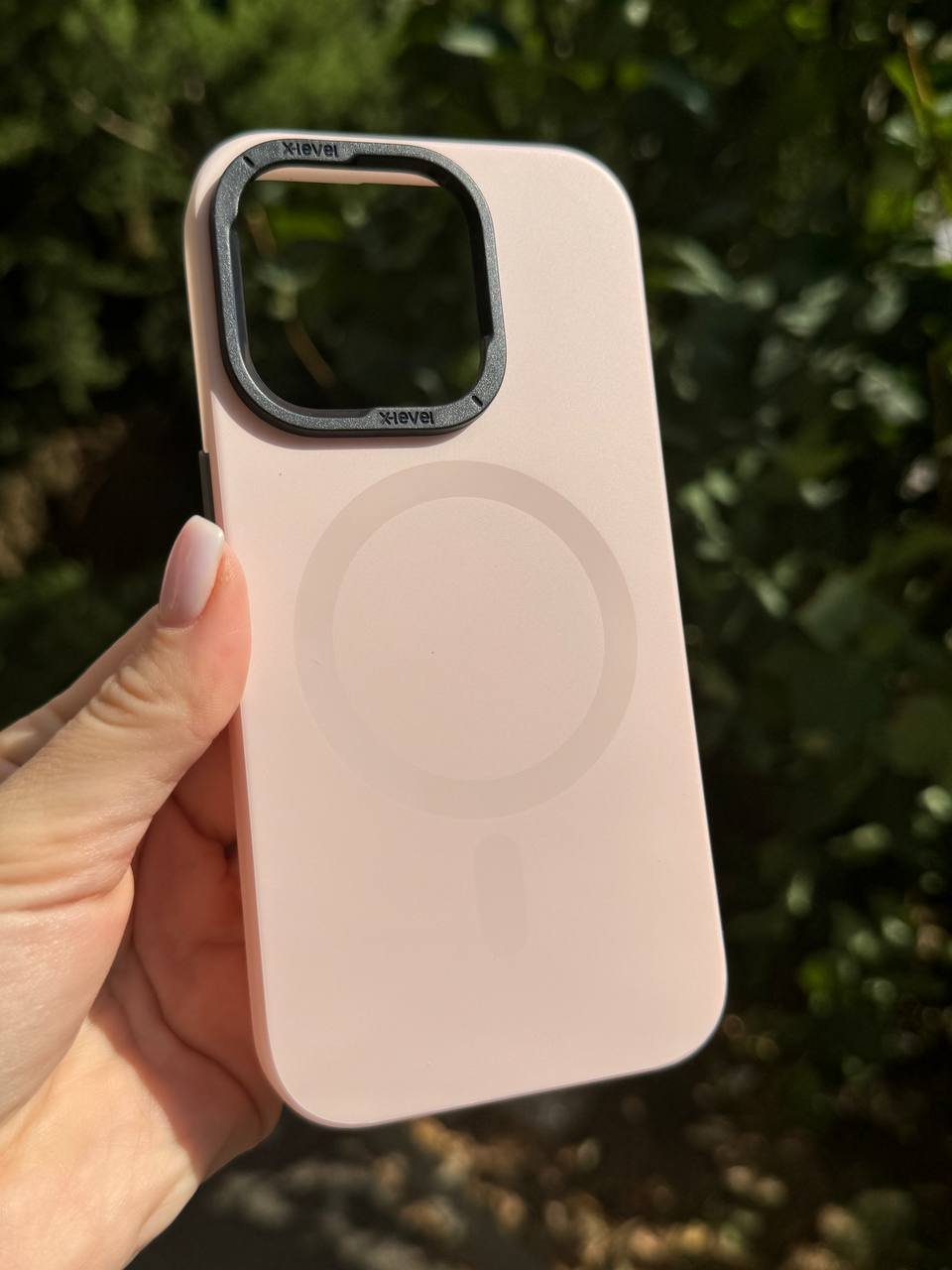 Чехол X-level Jelly Magnet для iPhone 15 Pro (Pink)