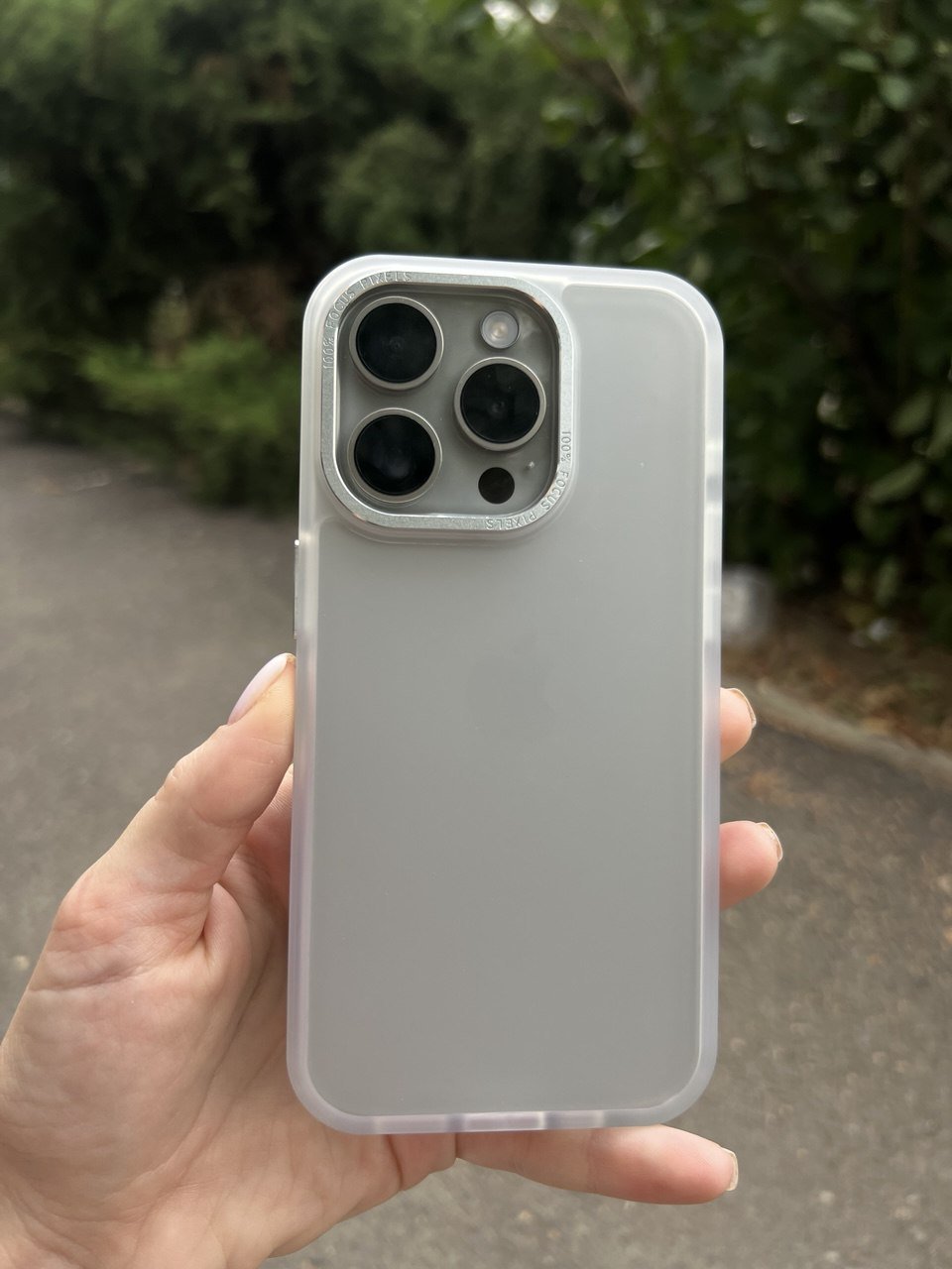 Чехол X-level Goldstone для iPhone 15 Pro Max (White)