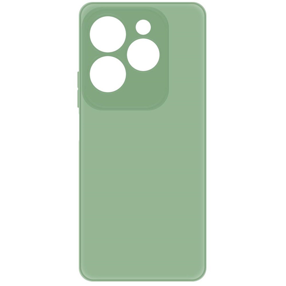 Чехол-накладка Krutoff Silicone Case для INFINIX Hot 40/ 40 Pro зелёный