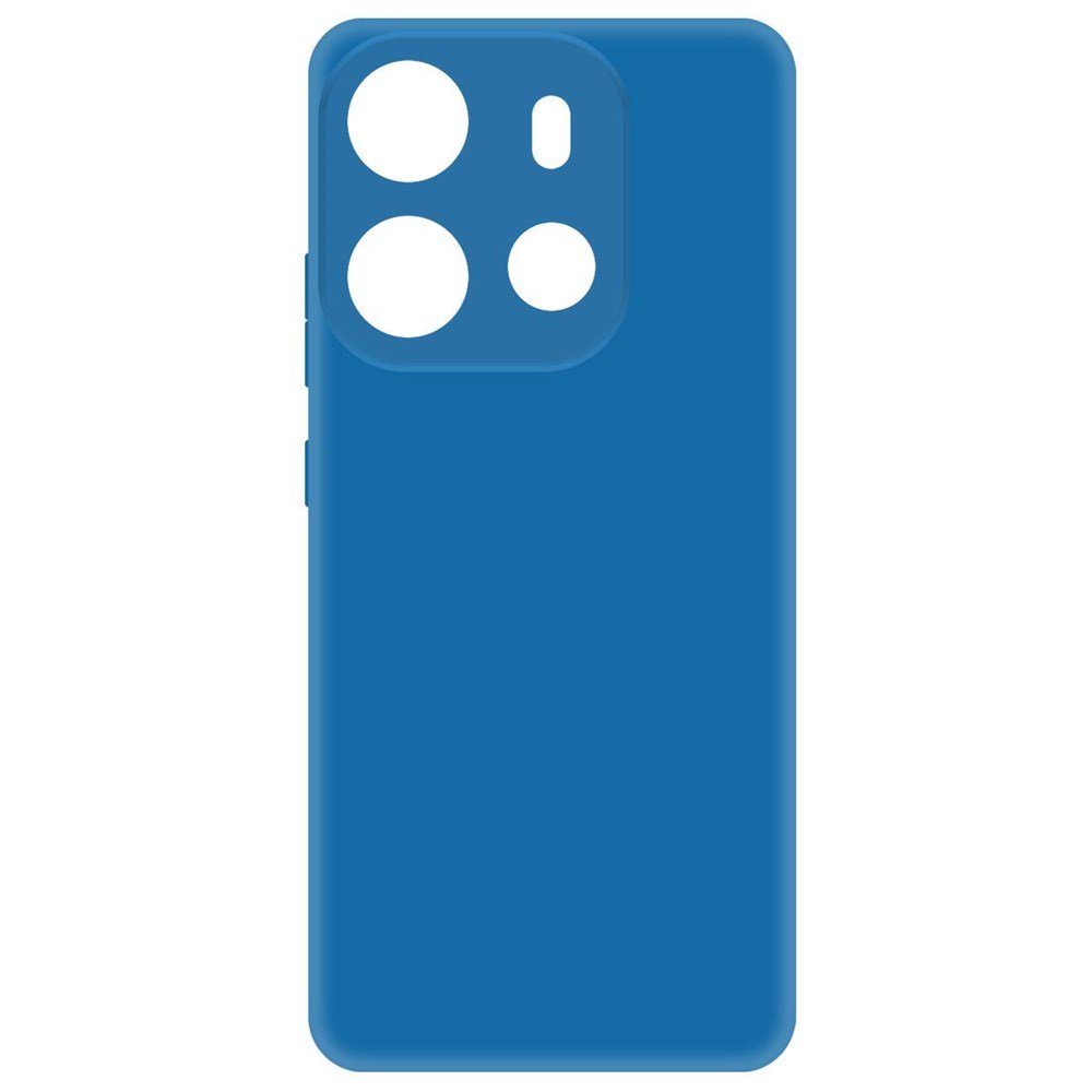 Чехол-накладка Krutoff Silicone Case для TECNO POP 7/7 Pro/Spark Go 2023 синий
