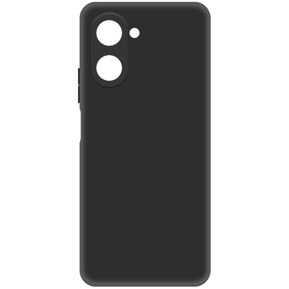 Чехол-накладка Krutoff Silicone Case для Realme C33/С33 2023 черный