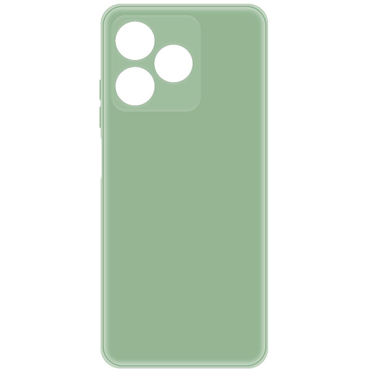 Чехол-накладка Krutoff Silicone Case для Realme C51/C53/Note 50 зелёный