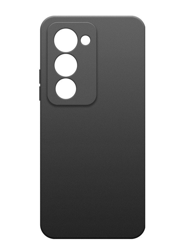 Чехол Silicone Case матовый для Xiaomi Redmi 15 4G черный