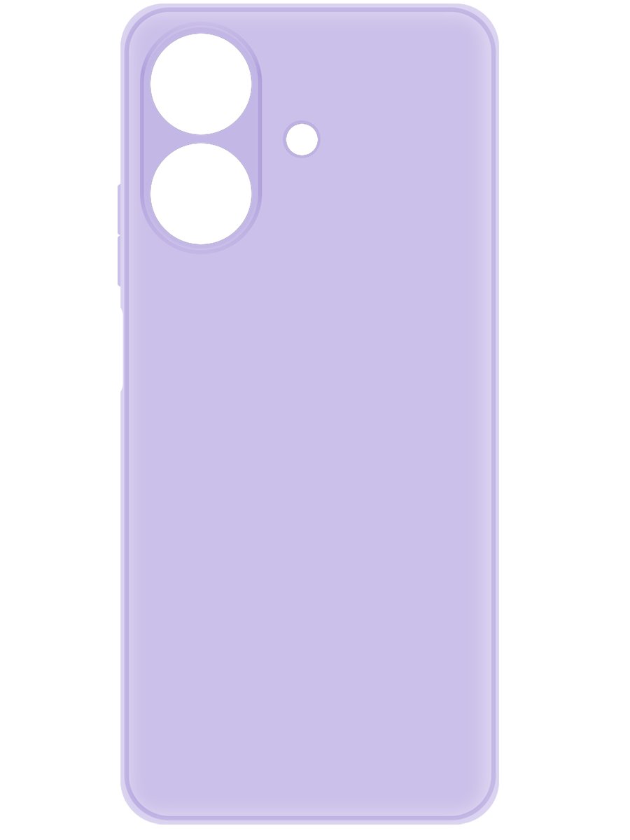 Чехол-накладка Krutoff Silicone Case для Realme Note 60/Note 60X лаванда