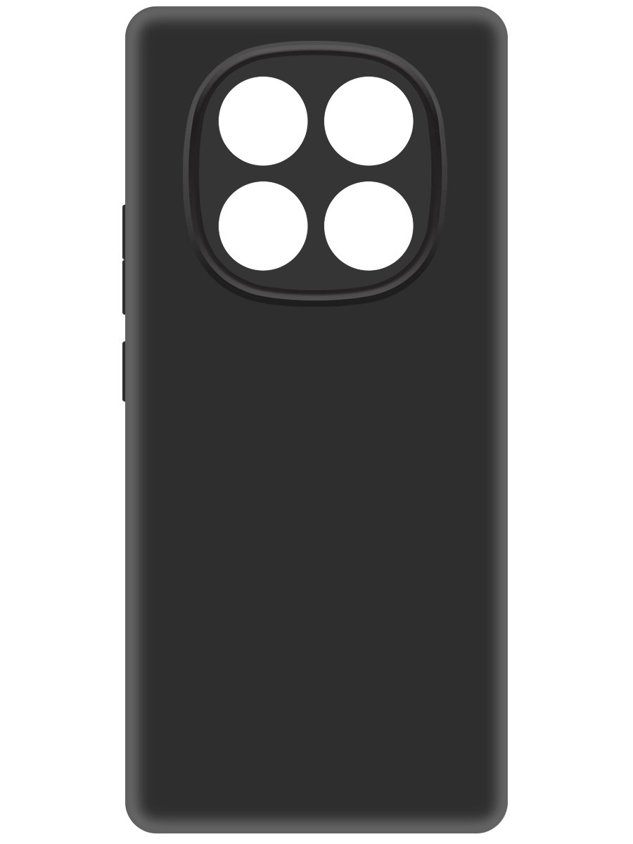 Чехол-накладка Krutoff Soft Case для Xiaomi Redmi Note 14 Pro 4G черный