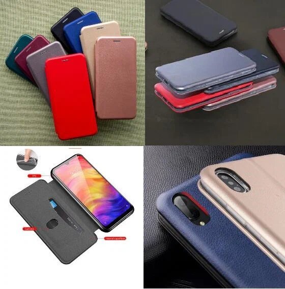 Чехол-книга STYLISH для OPPO A78 (4G) 2023 голубой