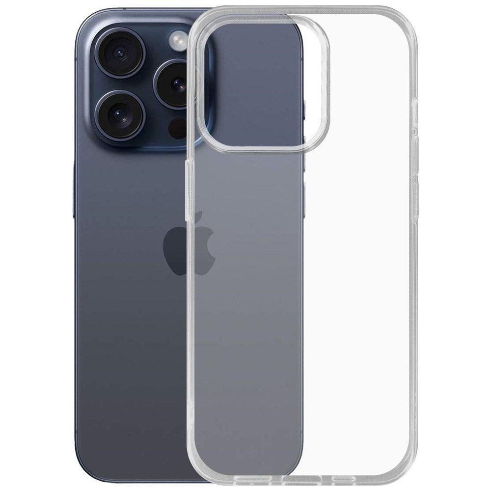 Чехол-накладка Krutoff Clear Case для iPhone 15 Pro