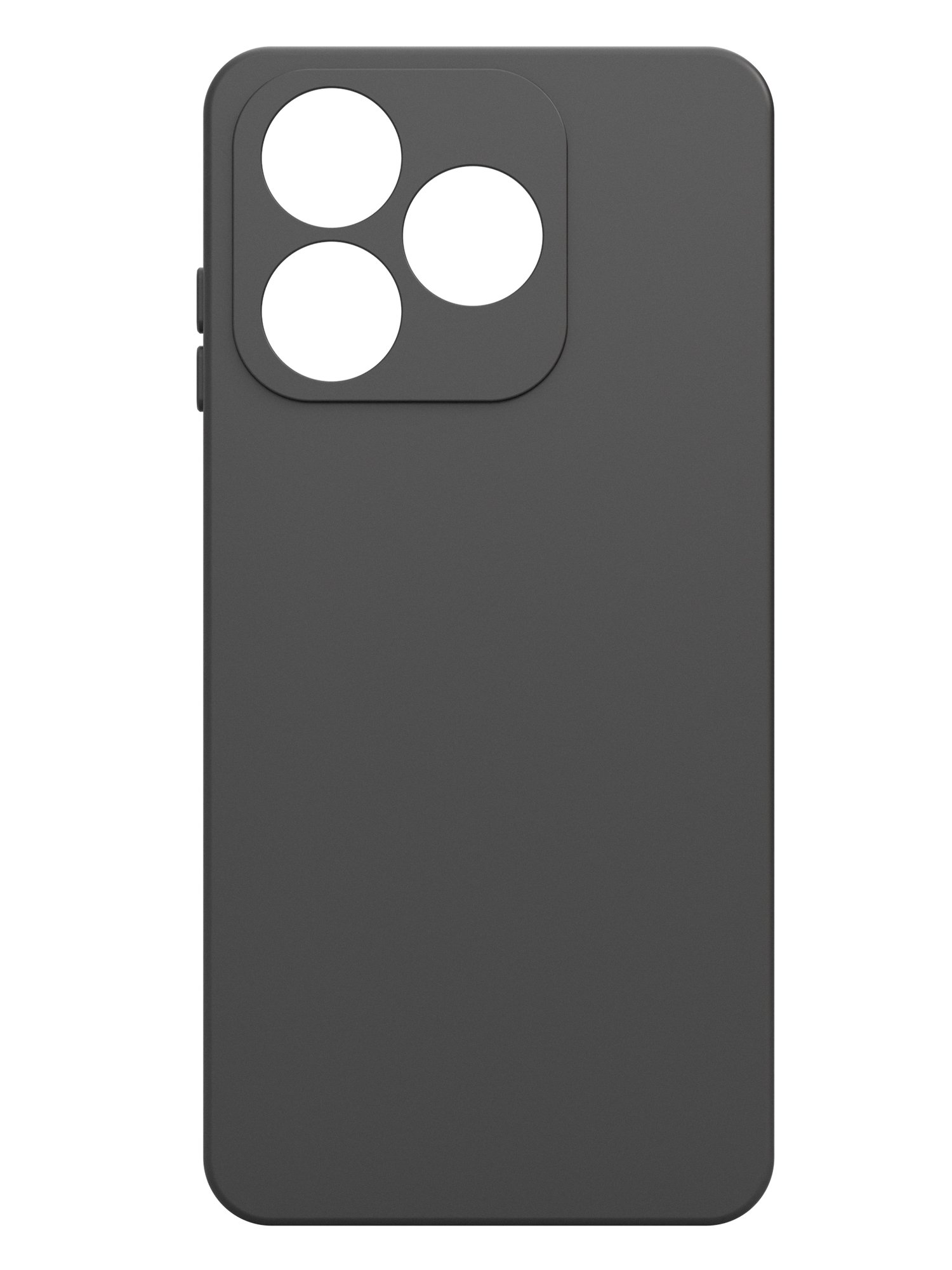 Чехол Silicone Case матовый для Honor X5c/ X5c Plus черный