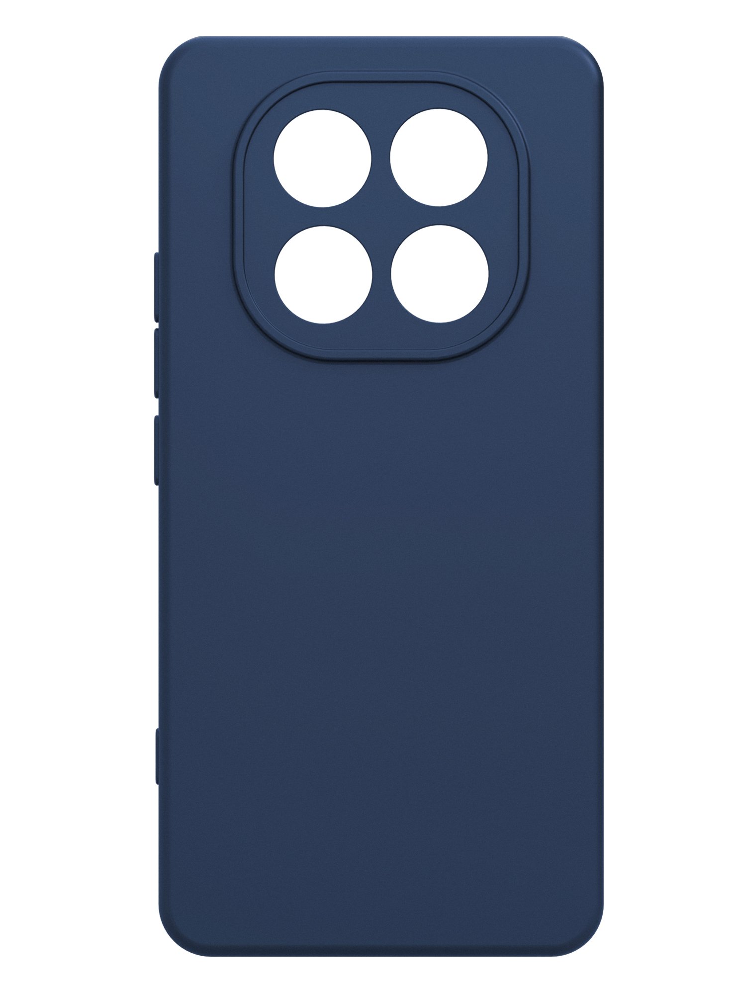 Чехол Silicone Case матовый для Xiaomi Redmi Note 15 4G синий