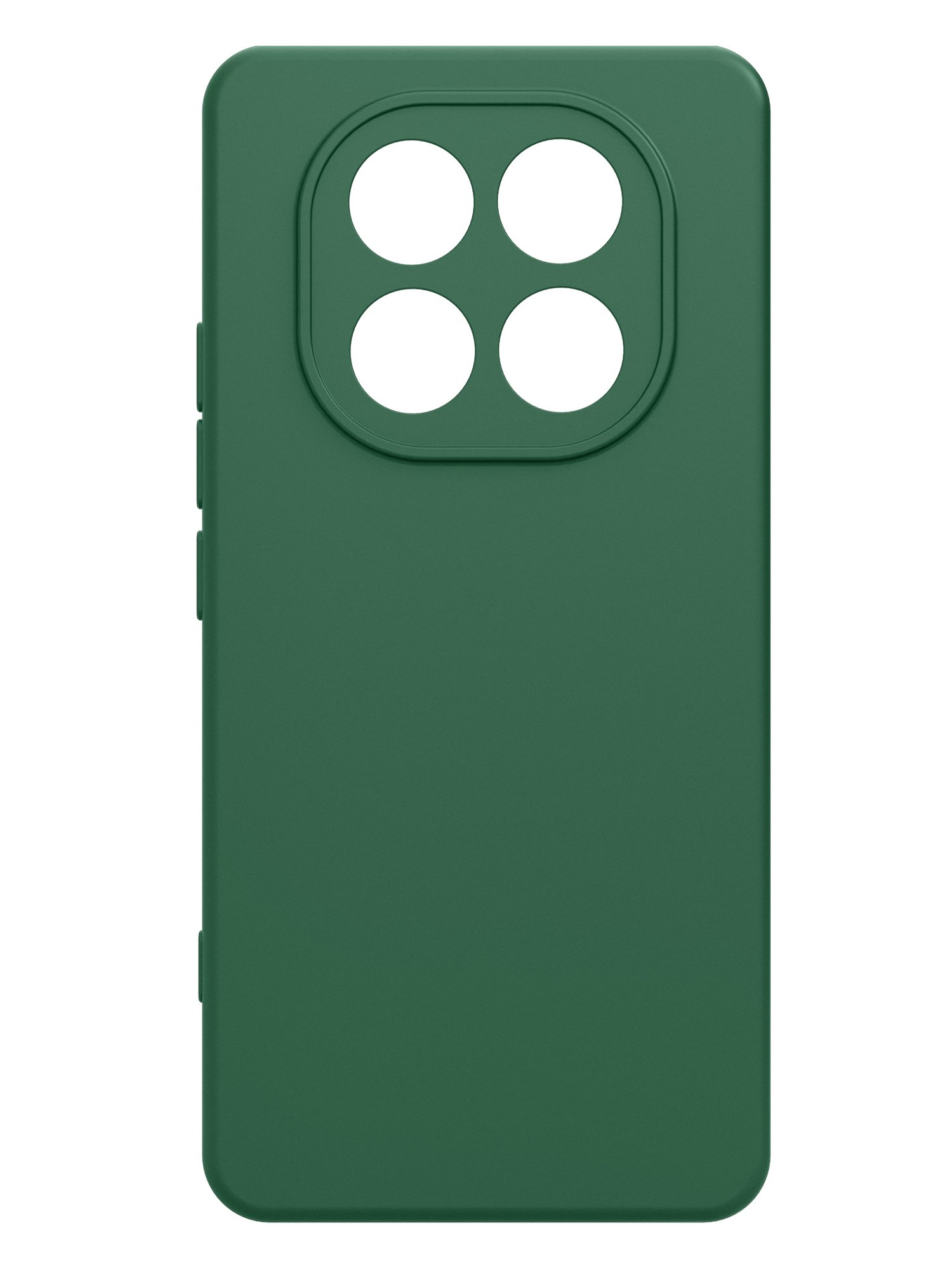Чехол Silicone Case матовый для Xiaomi Redmi Note 15 4G зеленый опал