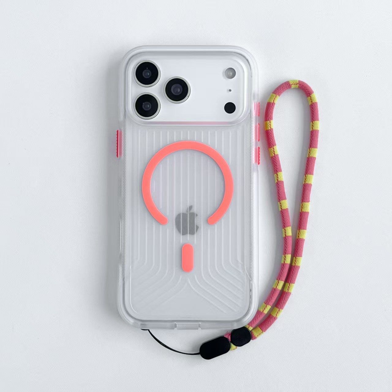 Чехол противоударный Tech21 FlexPro MagSafe + шнурок iPhone 17 Air Розовый
