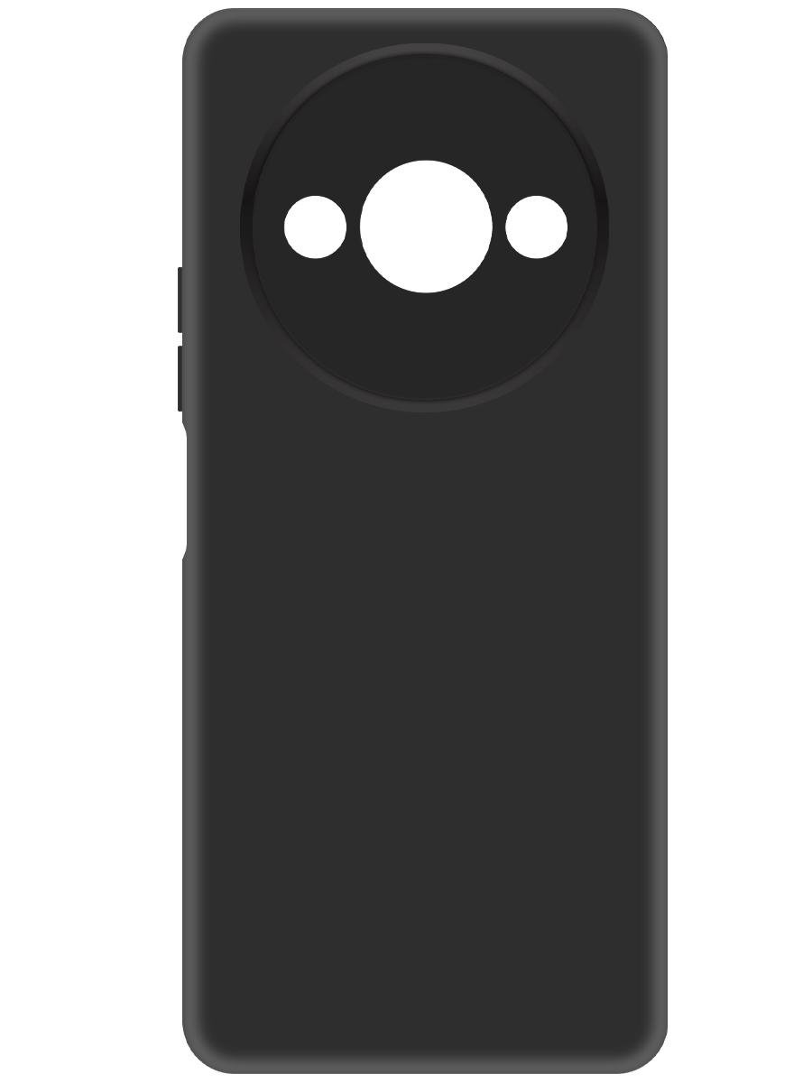 Чехол-накладка Krutoff Soft Case для Xiaomi Redmi A3/A3x/Poco C61 черный