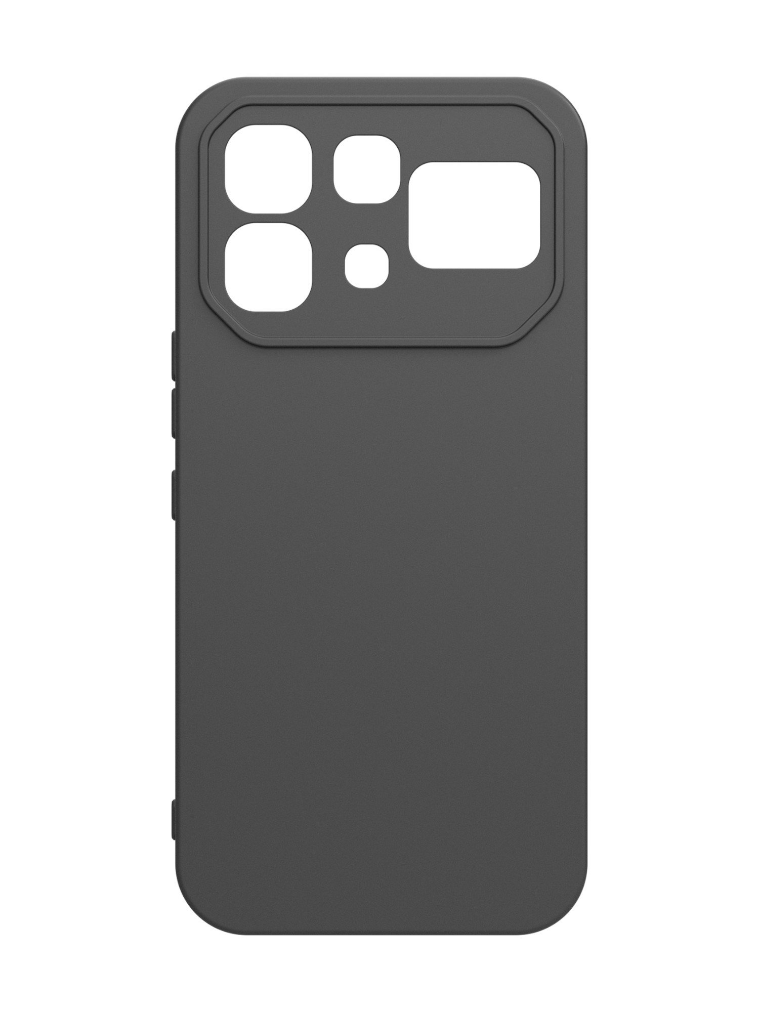 Чехол Silicone Case матовый для Infinix Note 60 Pro 5G черный