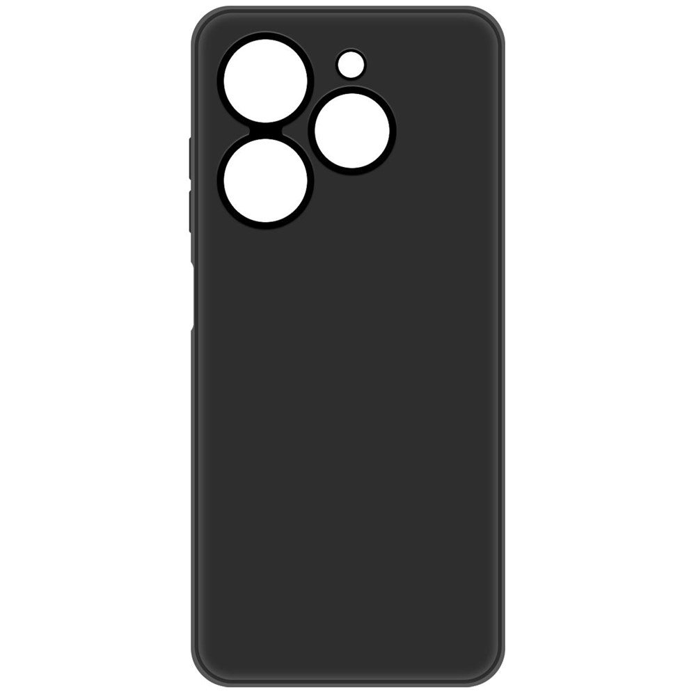 Чехол-накладка Krutoff Silicone Case для TECNO POP 8/Spark 20C/ Go 2024 черный