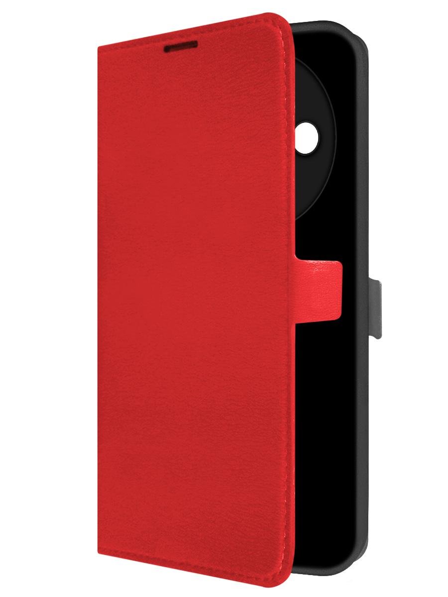Чехол-книжка Krutoff Eco Book для Xiaomi Redmi A3/A3x/Poco C61 красный