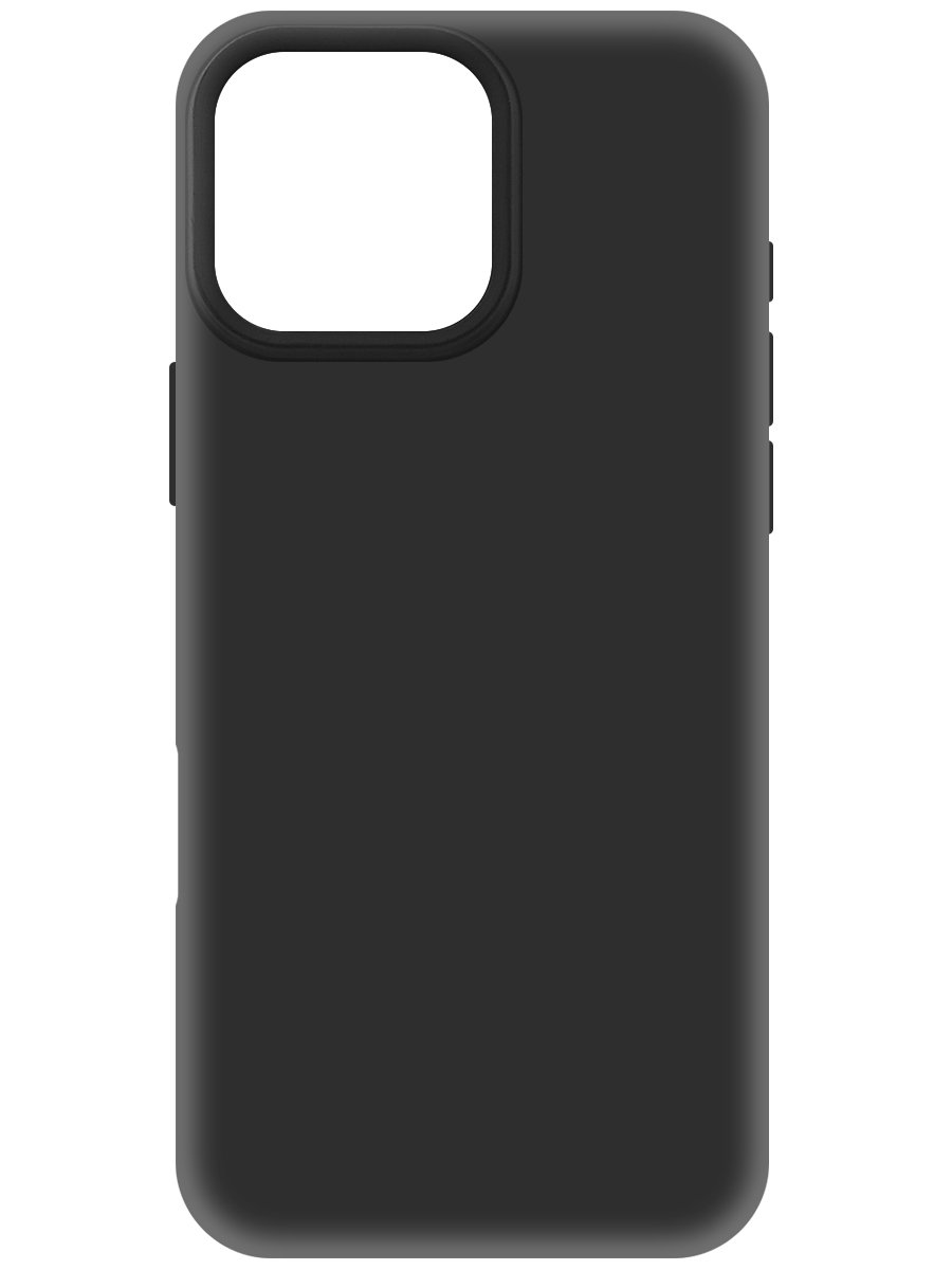 Чехол-накладка Krutoff Soft Case для iPhone 16 Pro Max черный