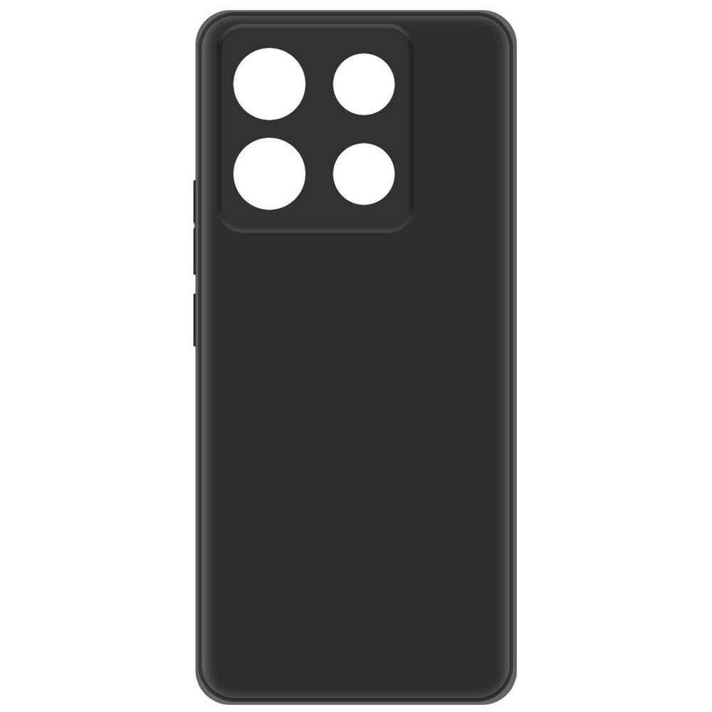 Чехол-накладка Krutoff Silicone Case для Xiaomi Redmi Note 13 Pro 5G/Poco X6 черный